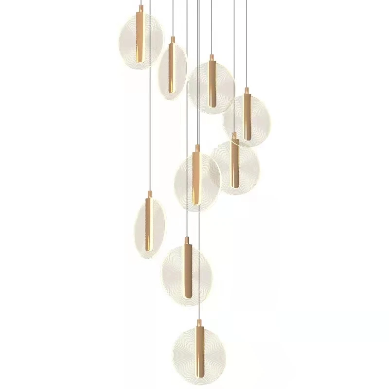 Stair Long Pendant Lamps Modern Minimalist Atmosphere Nordic Living Room Restaurant Lamp Duplex Building Villa Rotating Hanging
Stair Long Pendant Lamps Modern Minimalist Atmosphere Nordic Living Room Restaurant Lamp Duplex Building Villa Rotating Hanging