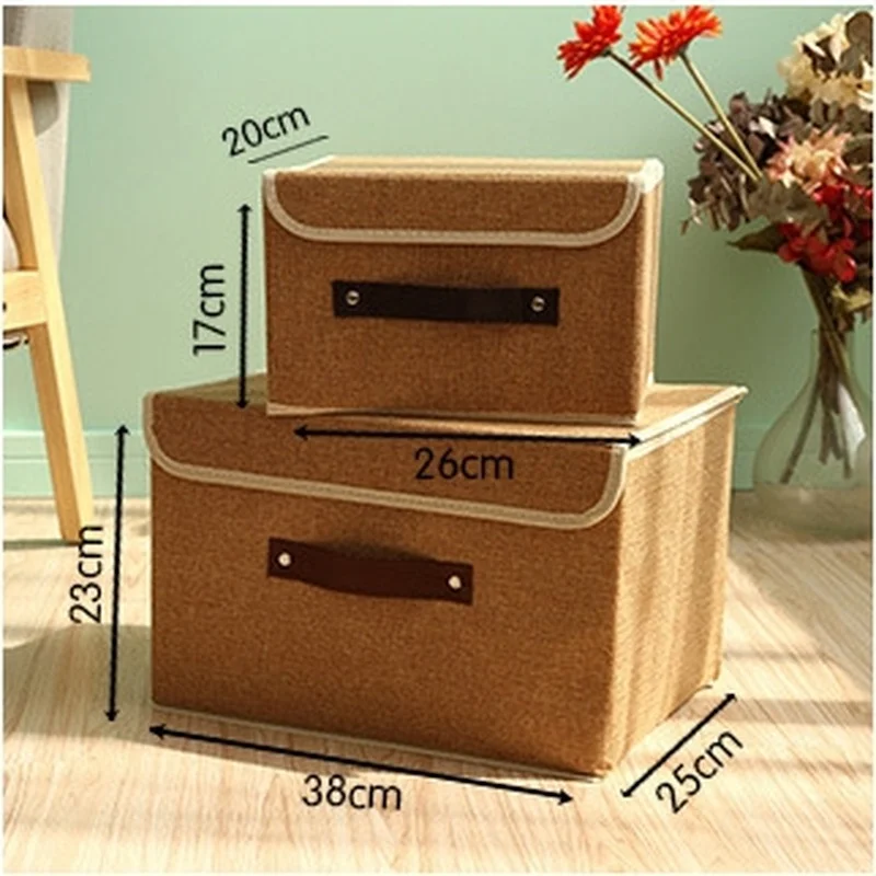 Thicken Foldable Toy Cosmetics Clothing Miscellaneous Storage Box High Quality Cotton Linen Cover Lid Handle Washable Storage
Thicken Foldable Toy Cosmetics Clothing Miscellaneous Storage Box High Quality Cotton Linen Cover Lid Handle Washable Storage