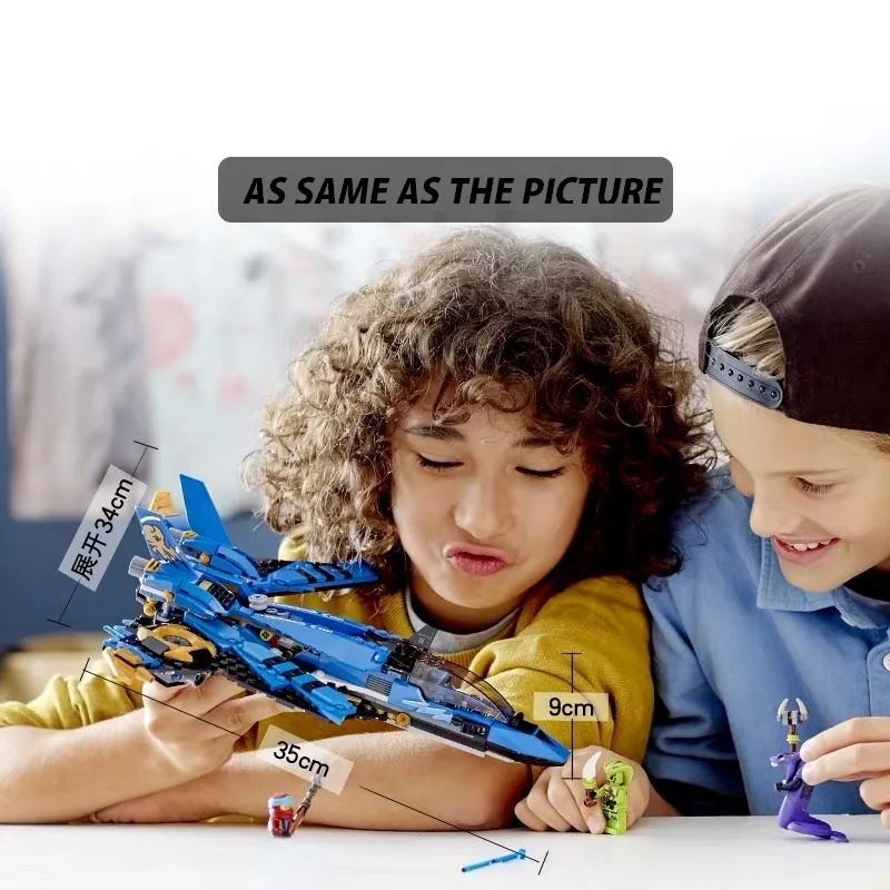 70668 New Ninjas Storm Fighter Model Building Blocks Ninja Jie Warplane Knight Figures Toys For Friends Children
70668 New Ninjas Storm Fighter Model Building Blocks Ninja Jie Warplane Knight Figures Toys For Friends Children