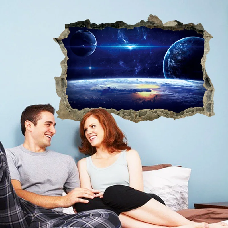 2021 Home Decor 3d Window Outer Space Galaxy Planet Wall Sticker For Kids Children Rooms Decal Home Decor Gift Наклейки На Стену
2021 Home Decor 3d Window Outer Space Galaxy Planet Wall Sticker For Kids Children Rooms Decal Home Decor Gift Наклейки На Стену