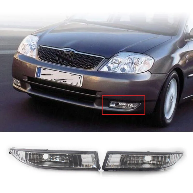 Car Front Fog Signal Light Driving Light Fog Light for Toyota Corolla 2001-2002 Part Number 81221-12160 81211-12150
Car Front Fog Signal Light Driving Light Fog Light for Toyota Corolla 2001-2002 Part Number 81221-12160 81211-12150
