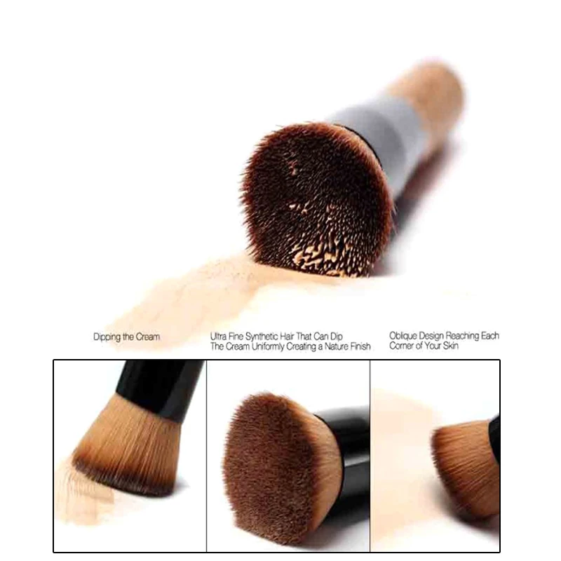 1pc Solid Wood Makeup Brushes Powder Concealer Blush Liquid Foundation Face Make Up Brush Tools Professional Beauty Cosmetics
1pc Solid Wood Makeup Brushes Powder Concealer Blush Liquid Foundation Face Make Up Brush Tools Professional Beauty Cosmetics