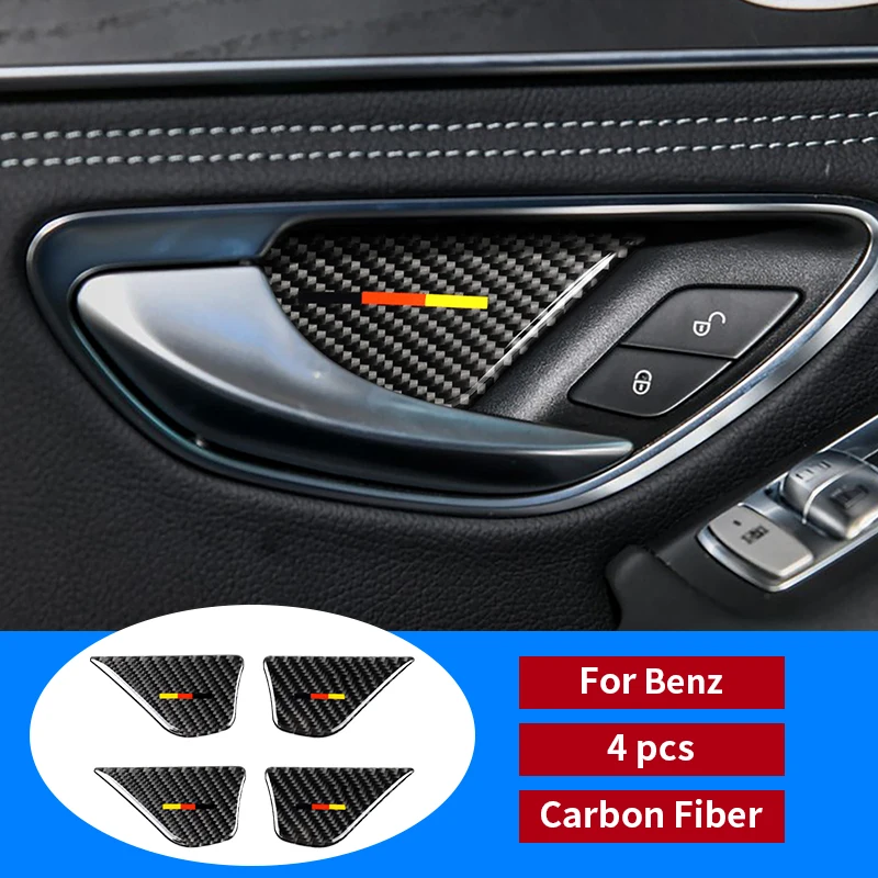 Carbon Fiber Car Interior Door Handle bowl Cover Trim Car Stickers For Mercedes C Class W205 C180 C200 GLC Accessories
Carbon Fiber Car Interior Door Handle bowl Cover Trim Car Stickers For Mercedes C Class W205 C180 C200 GLC Accessories