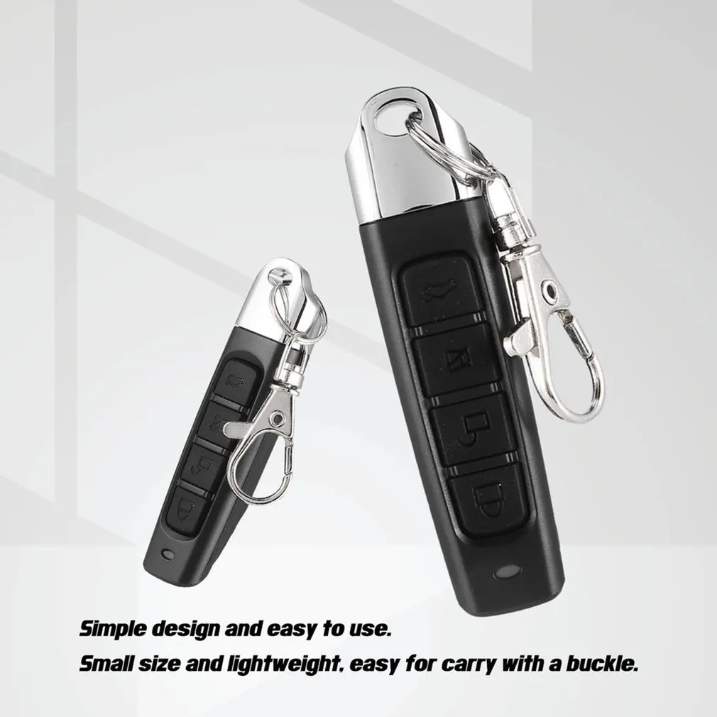 Hot 433Mhz Cloning Remote Control Wireless Transmitter Switch 4 Buttons Garage Door Duplicator Key Security Alarm Copy Controler
Hot 433Mhz Cloning Remote Control Wireless Transmitter Switch 4 Buttons Garage Door Duplicator Key Security Alarm Copy Controler