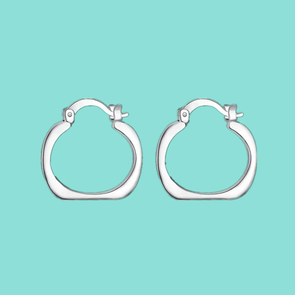 Fashion 925 Sterling Silver Square Round Earrings For Woman Wedding Engagement Party Charm Jewelry
Fashion 925 Sterling Silver Square Round Earrings For Woman Wedding Engagement Party Charm Jewelry