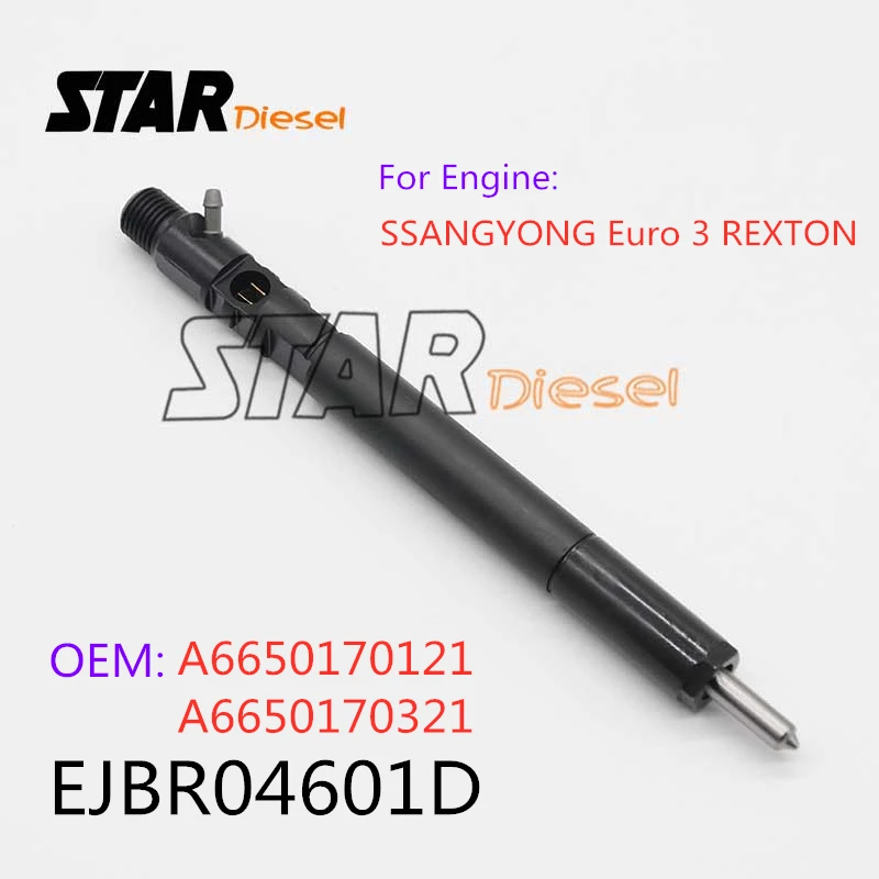 STAR diesel EJBR04601D A6650170121 A6650170321 Common Rail Fuel Injector EJBR0 4601D For SSANGYONG REXTON Kyron Rodius
STAR diesel EJBR04601D A6650170121 A6650170321 Common Rail Fuel Injector EJBR0 4601D For SSANGYONG REXTON Kyron Rodius