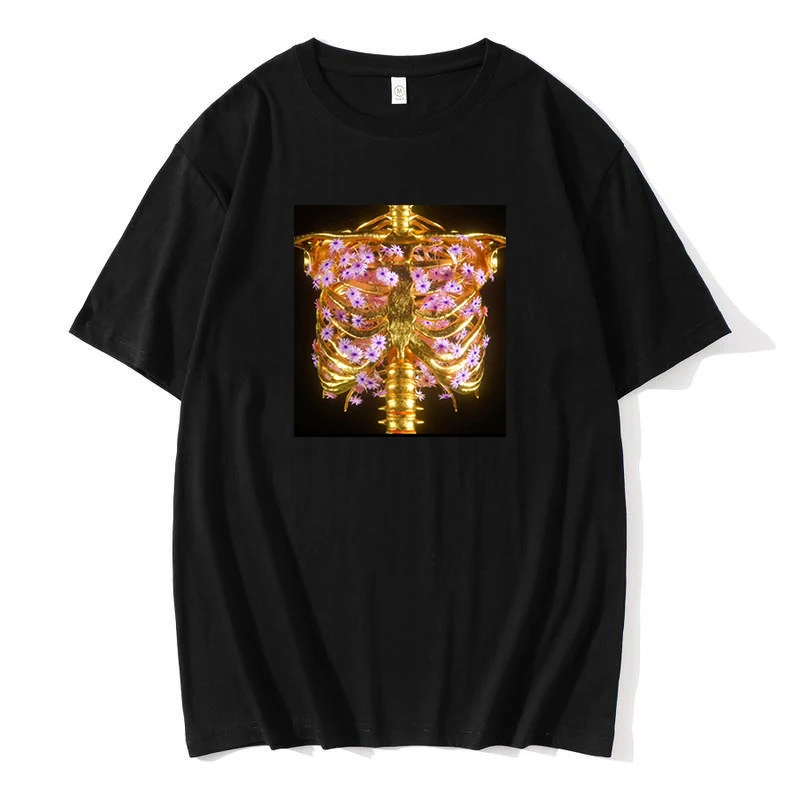 Skull Printing Skeleton Pure gold bones 100% Cotton ODM Men Women Original Design Reflective High Street T-Shirt
Skull Printing Skeleton Pure gold bones 100% Cotton ODM Men Women Original Design Reflective High Street T-Shirt