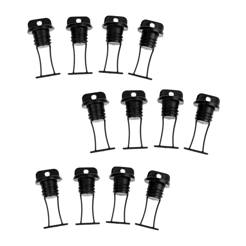 12 Piece Kayak Drain Plugs Black Plastic Thread Hull Drain for Kayaks Canoes Boats for Outdoors Camping
12 Piece Kayak Drain Plugs Black Plastic Thread Hull Drain for Kayaks Canoes Boats for Outdoors Camping