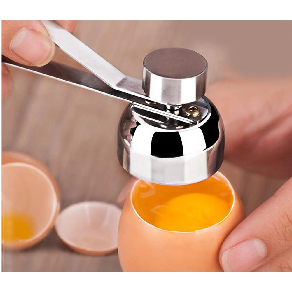 1Pcs Stainless Steel Egg Cracker Topper Egg Opener Easy to Use Eggshell Cutter For Raw/soft Hard Boiled Egg Kitchen Remover Tool
1Pcs Stainless Steel Egg Cracker Topper Egg Opener Easy to Use Eggshell Cutter For Raw/soft Hard Boiled Egg Kitchen Remover Tool