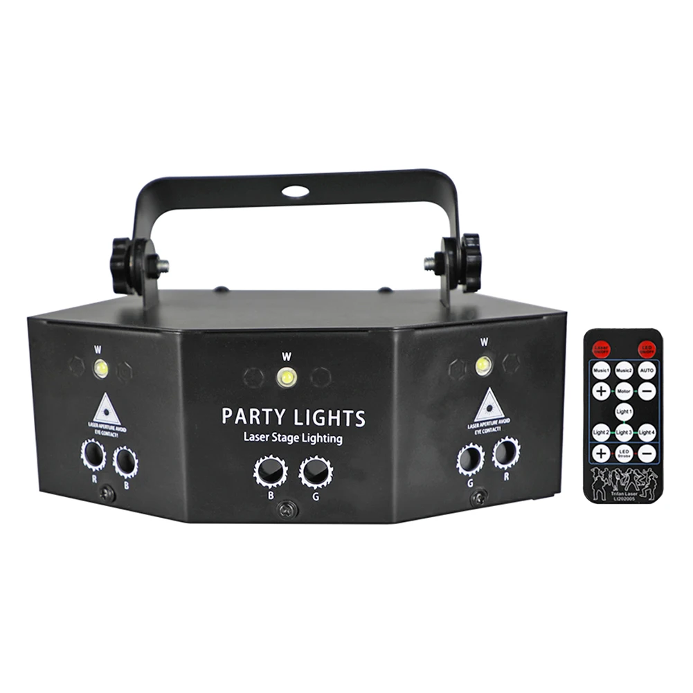 Classic RGB Disco Light Party Show Laser Projector Lights Effect Lamp with Controller Rechargeable Wedding Birthday Supplies
Classic RGB Disco Light Party Show Laser Projector Lights Effect Lamp with Controller Rechargeable Wedding Birthday Supplies
