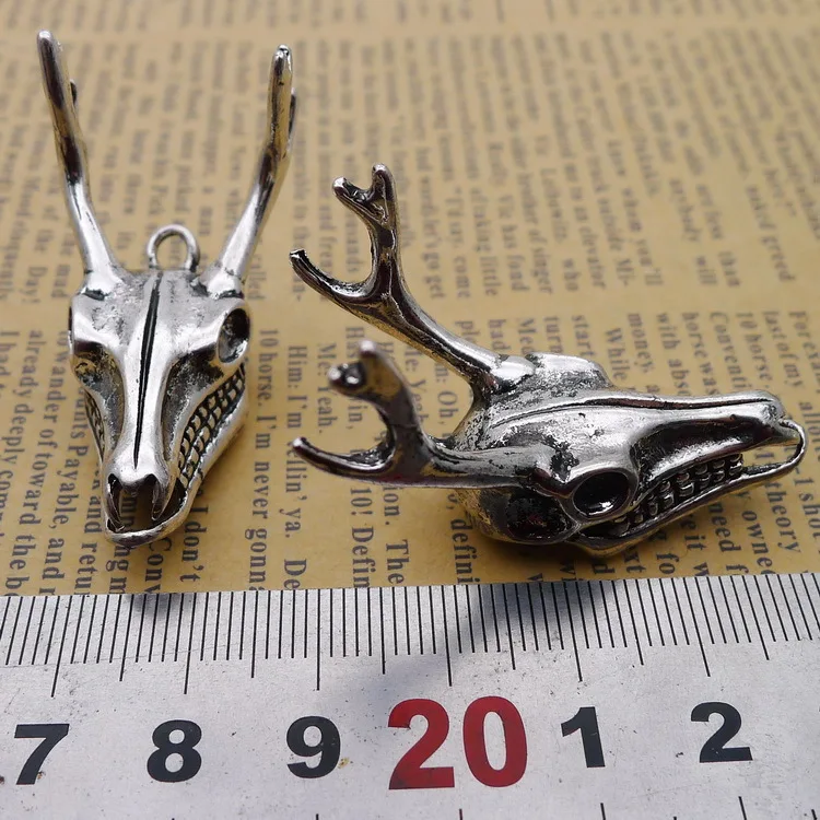 2pcs/Lot 16x44mm Antique Silver Color 3D Deer Head Charms Pendant For Jewelry Making DIY Jewelry Findings
2pcs/Lot 16x44mm Antique Silver Color 3D Deer Head Charms Pendant For Jewelry Making DIY Jewelry Findings
