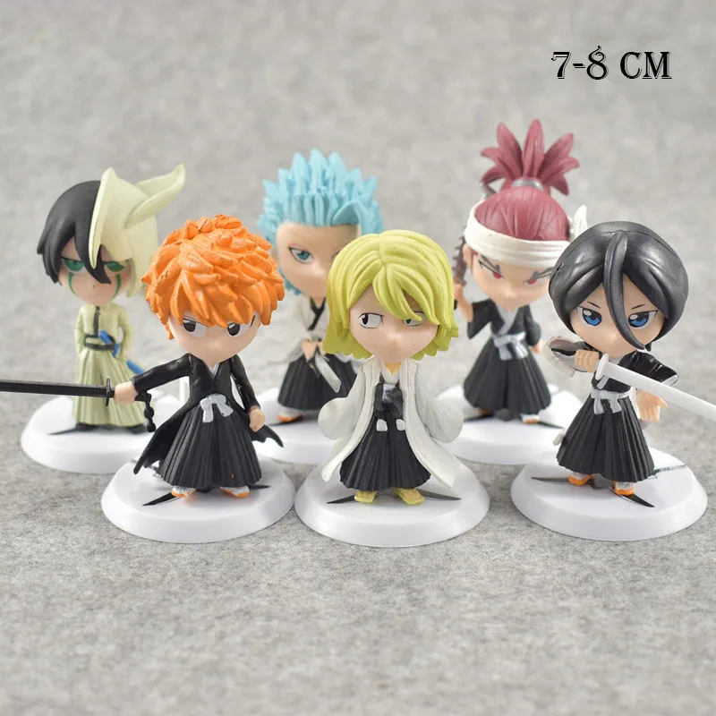 7CM Anime Japanese 6pcs BLEACH Kurosaki ichigo Q Version Deformable PVC Model Toy Boxed Desktop Doll Decoration Collection Gift
7CM Anime Japanese 6pcs BLEACH Kurosaki ichigo Q Version Deformable PVC Model Toy Boxed Desktop Doll Decoration Collection Gift