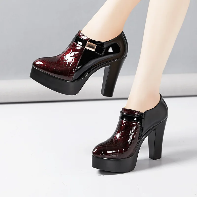 Women Platform Block Heel Shoes Big Size 33-43 Footwear High Heels Office Party Autumn Winter 2021
Women Platform Block Heel Shoes Big Size 33-43 Footwear High Heels Office Party Autumn Winter 2021