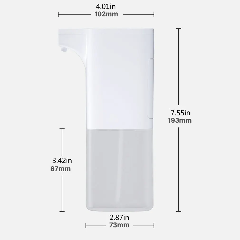 Automatic Alcohol Dispenser Intelligent Sensor Touchless Sprayer Machine 350ml Infrared Induction Soap Dispenser for Bathroom
Automatic Alcohol Dispenser Intelligent Sensor Touchless Sprayer Machine 350ml Infrared Induction Soap Dispenser for Bathroom