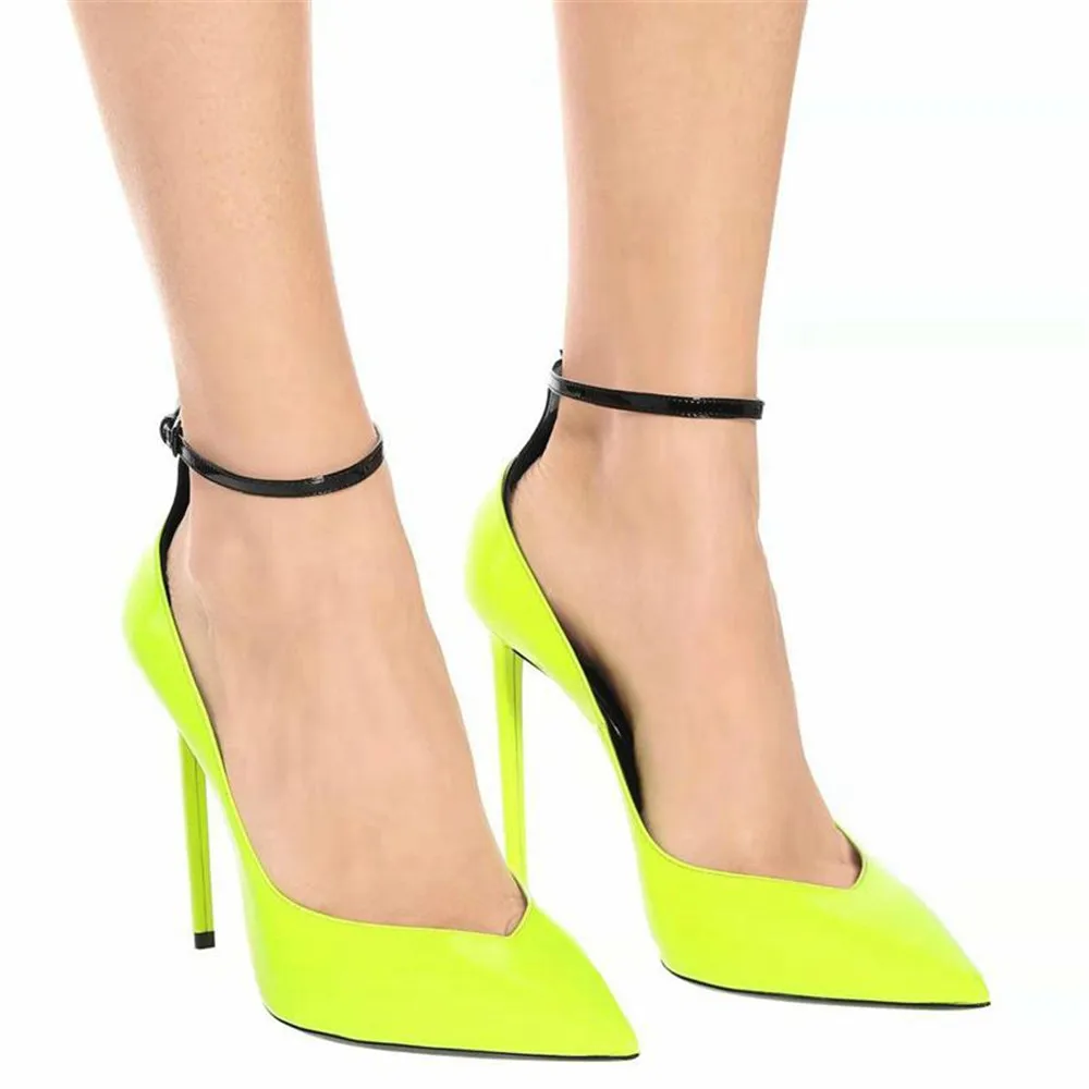 Aiyoway Fluorescent Green PU Leather Pumps Pointed Toe Shallow Luxury Fashion Thin High Heels Women Shoes Big Size45
Aiyoway Fluorescent Green PU Leather Pumps Pointed Toe Shallow Luxury Fashion Thin High Heels Women Shoes Big Size45