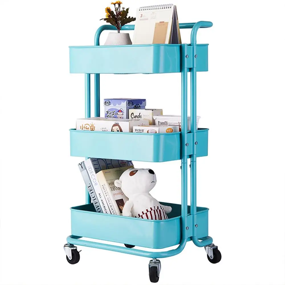 3-Tier Home Kitchen Storage Utility cart with handle-Turquoise Mobile Shelving Organizer Trolley Utility Cart Pantry Tower Rack
3-Tier Home Kitchen Storage Utility cart with handle-Turquoise Mobile Shelving Organizer Trolley Utility Cart Pantry Tower Rack