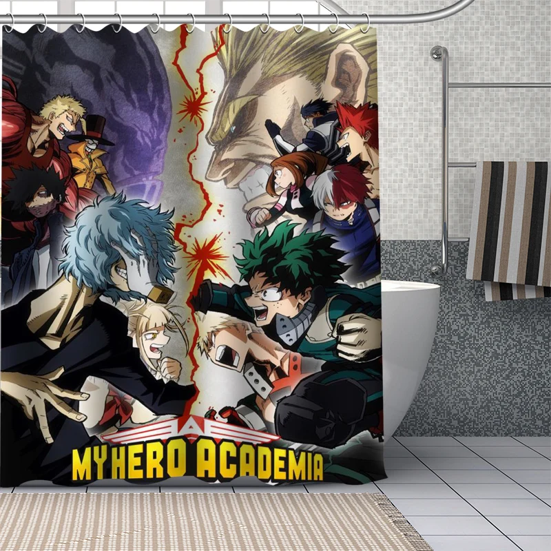 Custom BOKU no Hero Academy Shower Curtains DIY Bathroom Curtain Fabric Washable Polyester for Bathtub Art Decor Drop Shipping
Custom BOKU no Hero Academy Shower Curtains DIY Bathroom Curtain Fabric Washable Polyester for Bathtub Art Decor Drop Shipping