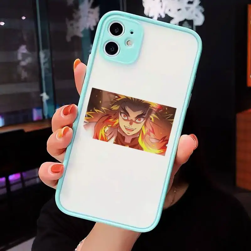 Cute Japan Demon Slayer Phone Case Matte Transparent For iPhone 12 Mini 11 Pro XR XS Max 7 8 Plus
Cute Japan Demon Slayer Phone Case Matte Transparent For iPhone 12 Mini 11 Pro XR XS Max 7 8 Plus