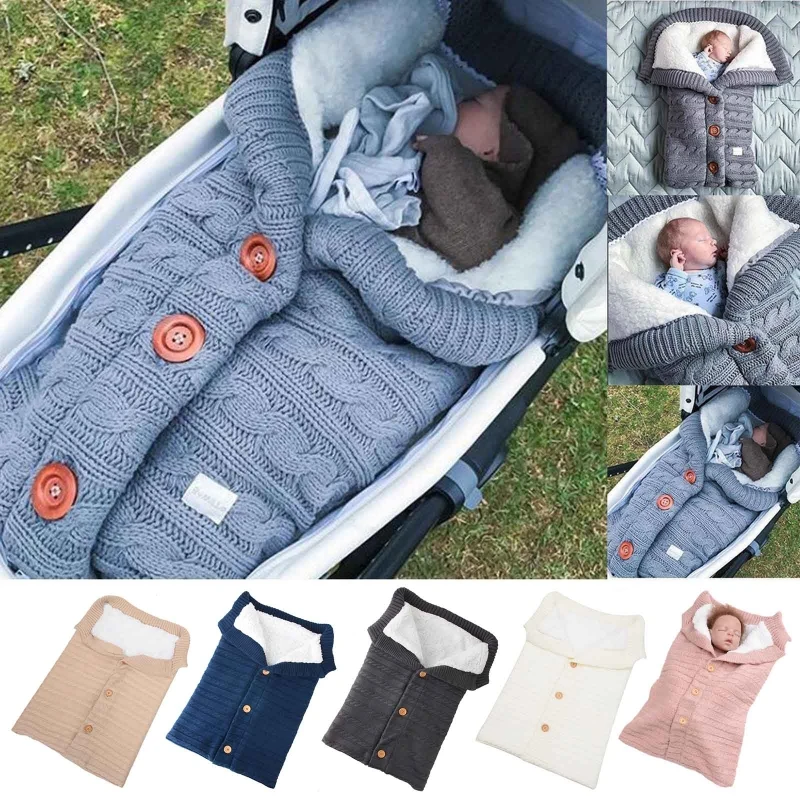 2021 New Baby Blanket Footmuff Knitting Envelope Soft Sleeping Bag Stroller Swadding Wrap
2021 New Baby Blanket Footmuff Knitting Envelope Soft Sleeping Bag Stroller Swadding Wrap