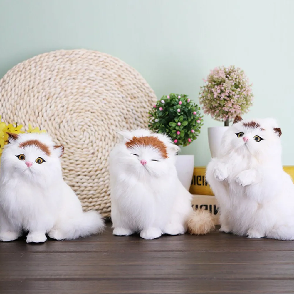 Real Hair Cat Dolls Simulation animal toy cats will meowth children's pet cat plush toys ornaments birthday gift Electronic Pet
Real Hair Cat Dolls Simulation animal toy cats will meowth children's pet cat plush toys ornaments birthday gift Electronic Pet