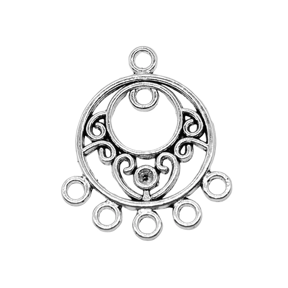 10pcs 22x26mm Jewelry Findings Handmade Craft Porous Earring Connector Charms Antique Silver Color
10pcs 22x26mm Jewelry Findings Handmade Craft Porous Earring Connector Charms Antique Silver Color