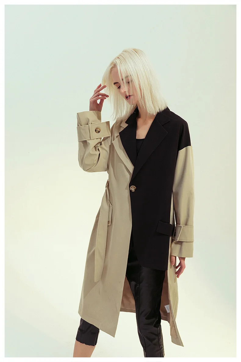 MSXU Women's New Autumn Winter Elegant Vintage Color Irregular Patchwork Long Jacket Casual Windbreaker Trench Coat Suit Blazer
MSXU Women's New Autumn Winter Elegant Vintage Color Irregular Patchwork Long Jacket Casual Windbreaker Trench Coat Suit Blazer