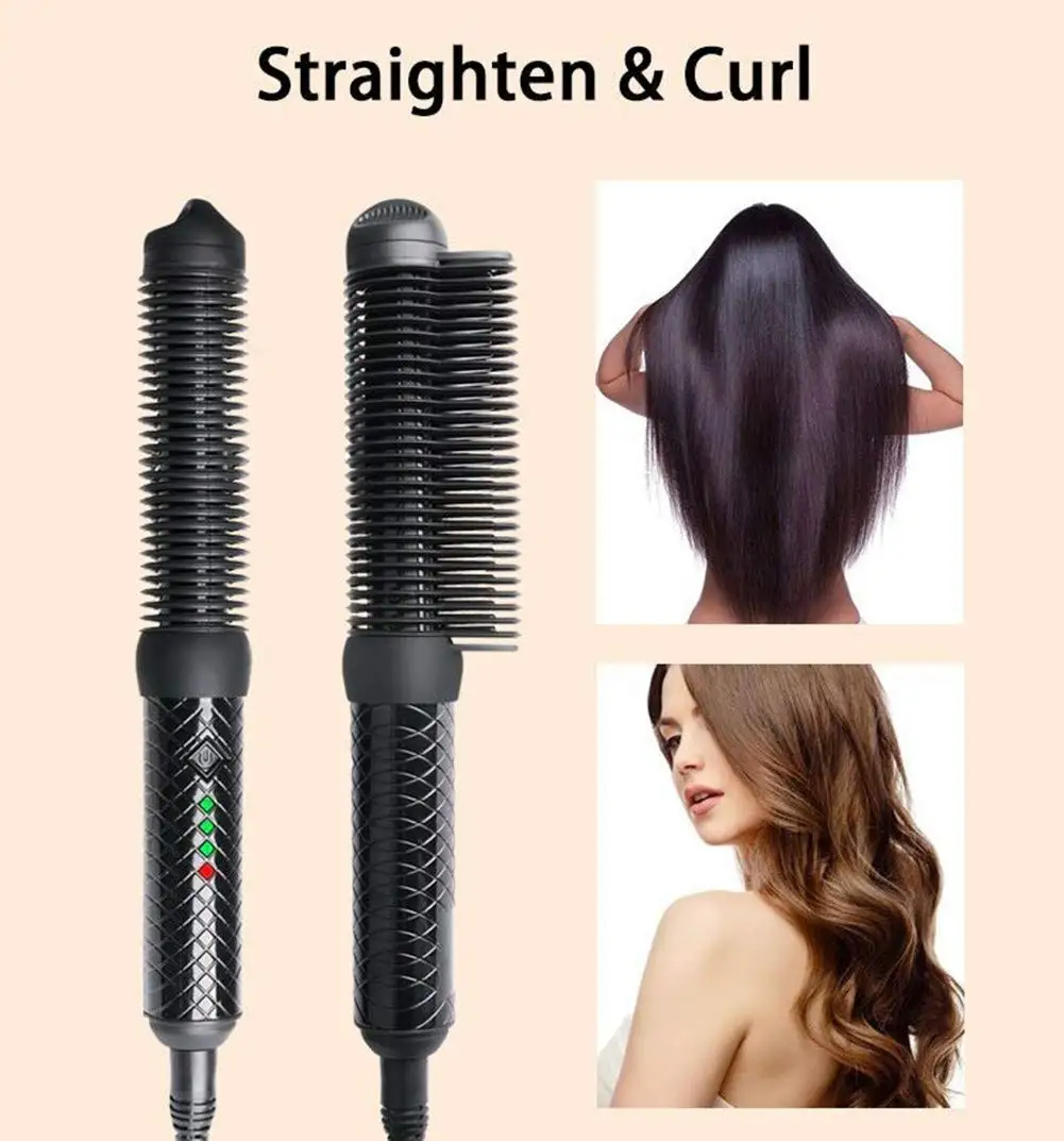 Professional Hair Straightener Temperature Adjustment Brush Straighteners Hot Comb Curling Iron Hair Curler For Women Hair
Professional Hair Straightener Temperature Adjustment Brush Straighteners Hot Comb Curling Iron Hair Curler For Women Hair