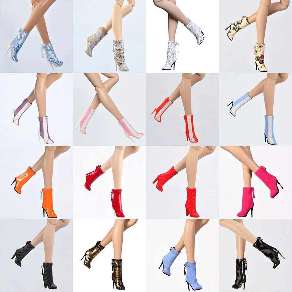 1/6 High Heeled Shoes Female Ankle Boots Middle Tube Zipper Lace-up Women's Leather Boots For Female Action Figure Accessory
1/6 High Heeled Shoes Female Ankle Boots Middle Tube Zipper Lace-up Women's Leather Boots For Female Action Figure Accessory