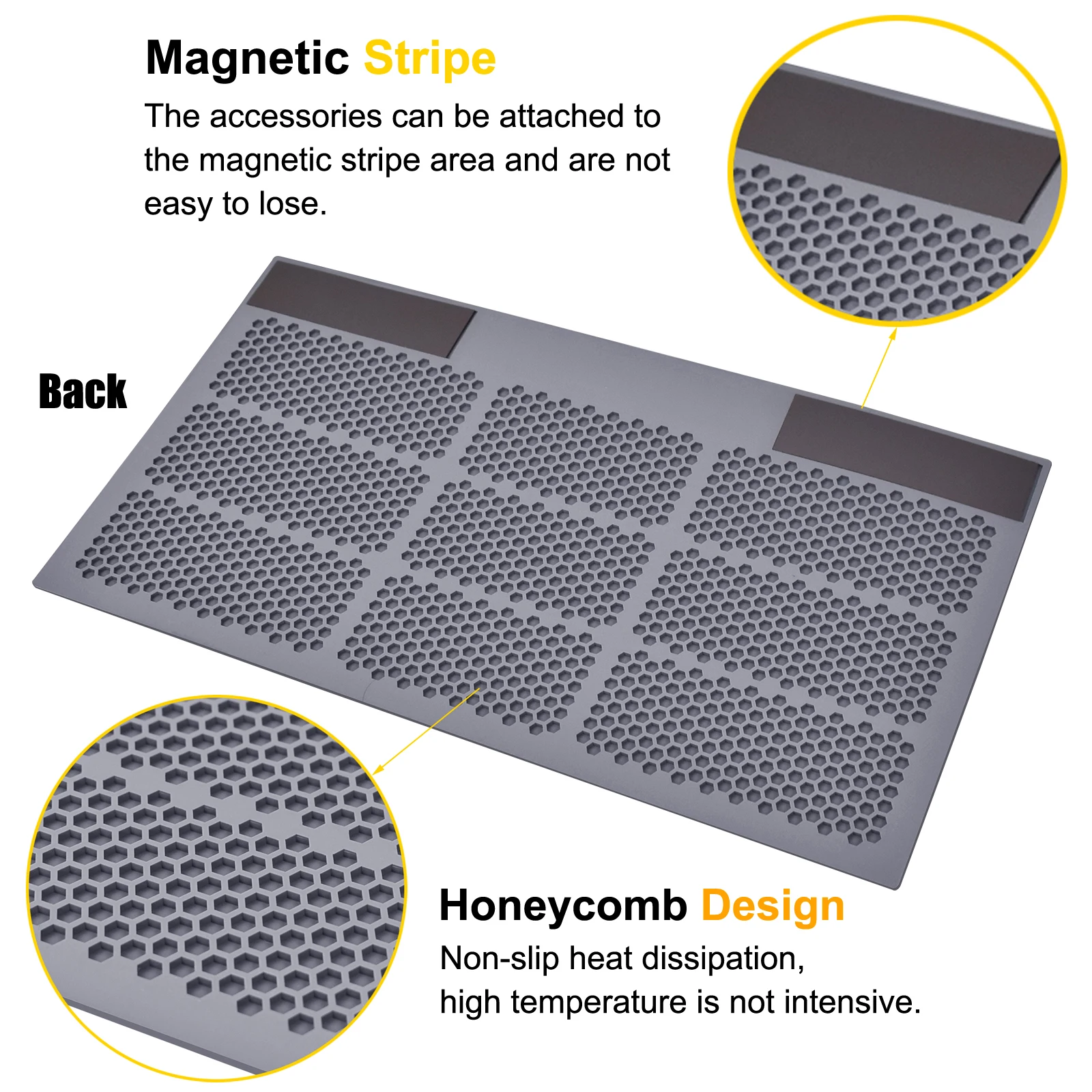NEWACALOX Silicone Soldering Mat Silicone Repair Mat Multi-size Magnetic Repair Mat for Electronics Soldering Repair Heat Gun
NEWACALOX Silicone Soldering Mat Silicone Repair Mat Multi-size Magnetic Repair Mat for Electronics Soldering Repair Heat Gun