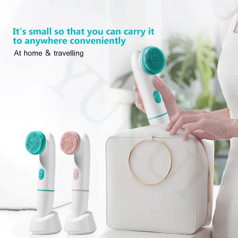 Electric Face Cleansing Brush For Facial Skin Care Wash Sonic Vibration Massage Tool 2 in 1 Acne Pore Blackhead Silicone Cleaner 
Electric Face Cleansing Brush For Facial Skin Care Wash Sonic Vibration Massage Tool 2 in 1 Acne Pore Blackhead Silicone Cleaner
