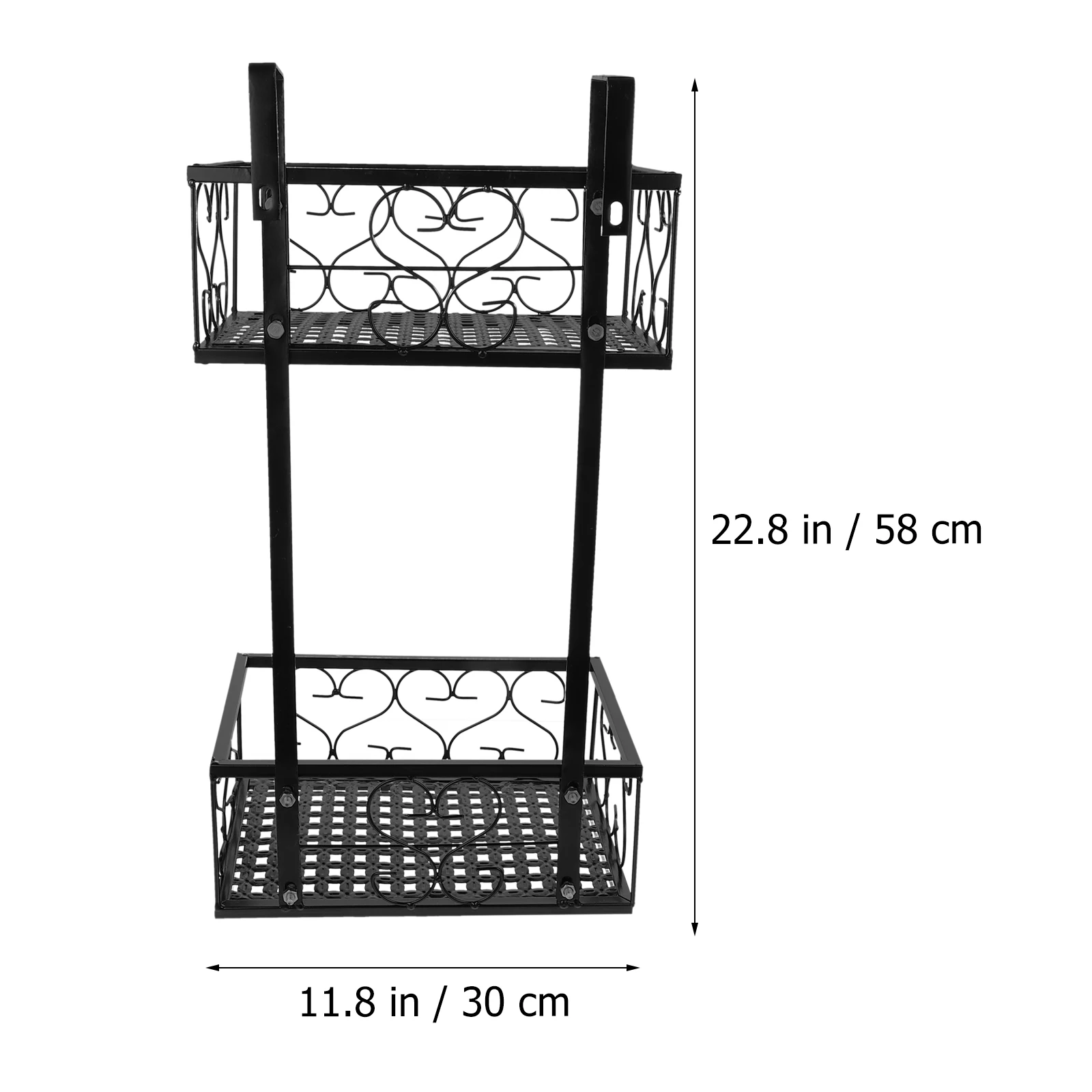 1pc Square Double-Layer Railing Balcony Flower Stand Balcony Hanging Guardrail Flower Stand Railing Flower Pot Planting Shelf 
1pc Square Double-Layer Railing Balcony Flower Stand Balcony Hanging Guardrail Flower Stand Railing Flower Pot Planting Shelf