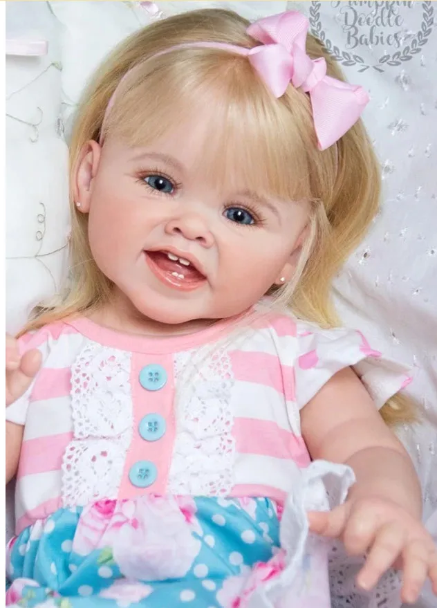 28inch bebe reborn doll kit handmade toddler girl Reborn kit DIY Toy soft real gentle touch vinyl kit doll parts
28inch bebe reborn doll kit handmade toddler girl Reborn kit DIY Toy soft real gentle touch vinyl kit doll parts