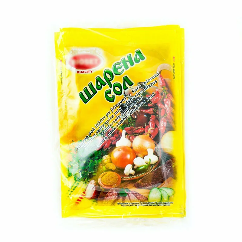 Bulgarian Sharena Sol Flavour salty spice mix Cooking seasoning 40gr*3pack
Bulgarian Sharena Sol Flavour salty spice mix Cooking seasoning 40gr*3pack