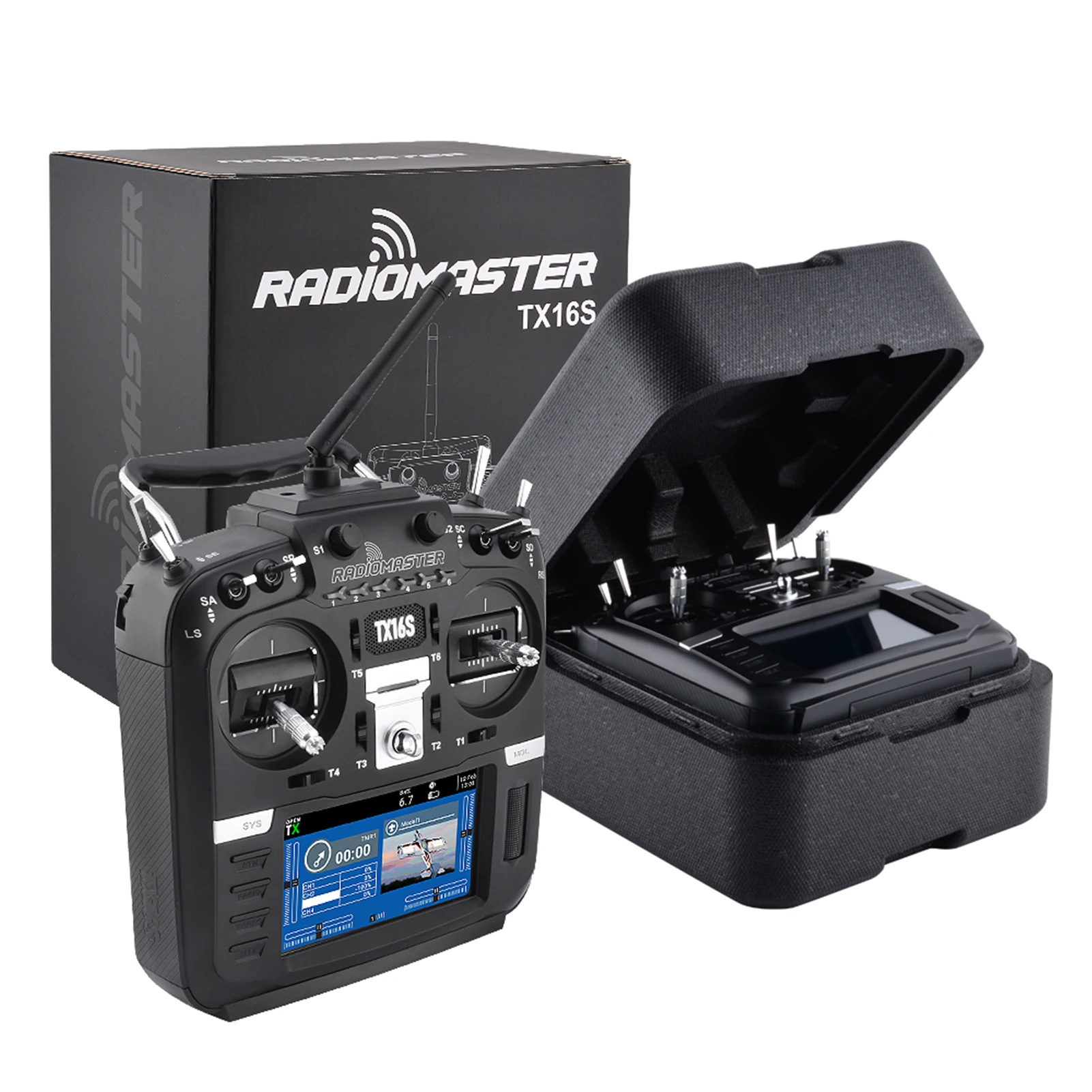 Пульт дистанционного управления Radiomaster TX16S, 2,4G, 16 каналов, 4,3-дюймовый TFT-дисплей, совместимый с диапазоном DSM2/X Flysky 2А FrSKY
Пульт дистанционного управления Radiomaster TX16S, 2,4G, 16 каналов, 4,3-дюймовый TFT-дисплей, совместимый с диапазоном DSM2/X Flysky 2А FrSKY
