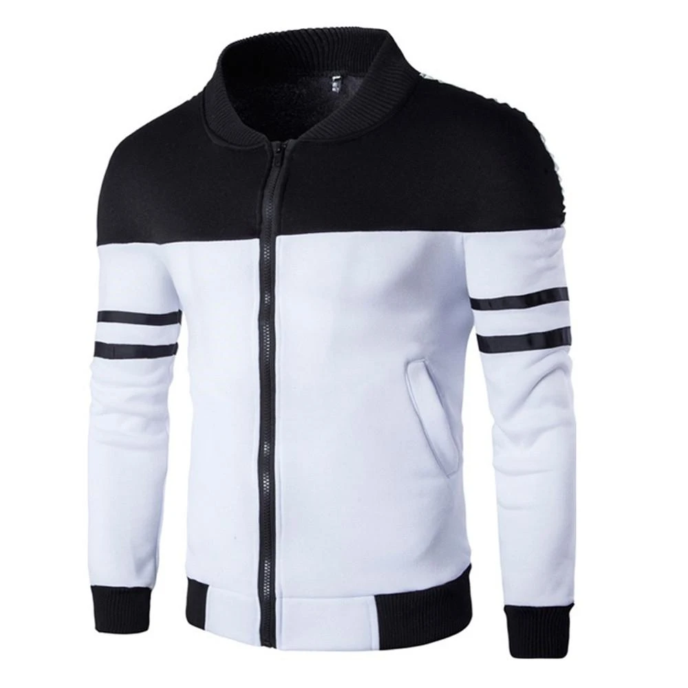 2019 Autumn Winter Fashion Casual Hot Zipper Men's Sportswear Patchwork Jacket Long Sleeve Coat Q6171
2019 Autumn Winter Fashion Casual Hot Zipper Men's Sportswear Patchwork Jacket Long Sleeve Coat Q6171