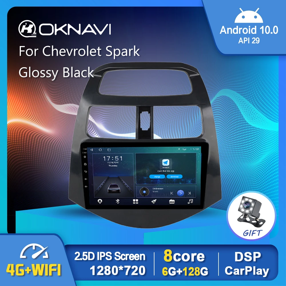 Android 10.0 Car Radio Player For Chevrolet Spark 2011-2014 Navigation GPS WIFI Carplay Stereo Auto 6G 128G 1280*720P No DVD
Android 10.0 Car Radio Player For Chevrolet Spark 2011-2014 Navigation GPS WIFI Carplay Stereo Auto 6G 128G 1280*720P No DVD