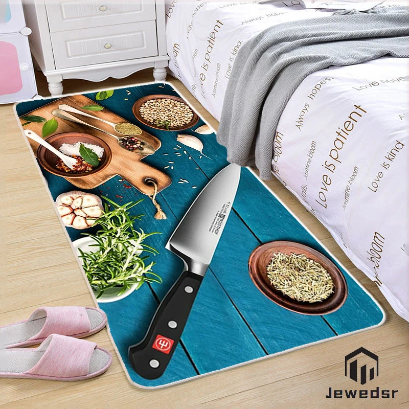 Kitchen cutlery picture floor mat Bedroom hall children's room corridor carpet modern home corridor bathroom non-slip floor mat
Kitchen cutlery picture floor mat Bedroom hall children's room corridor carpet modern home corridor bathroom non-slip floor mat