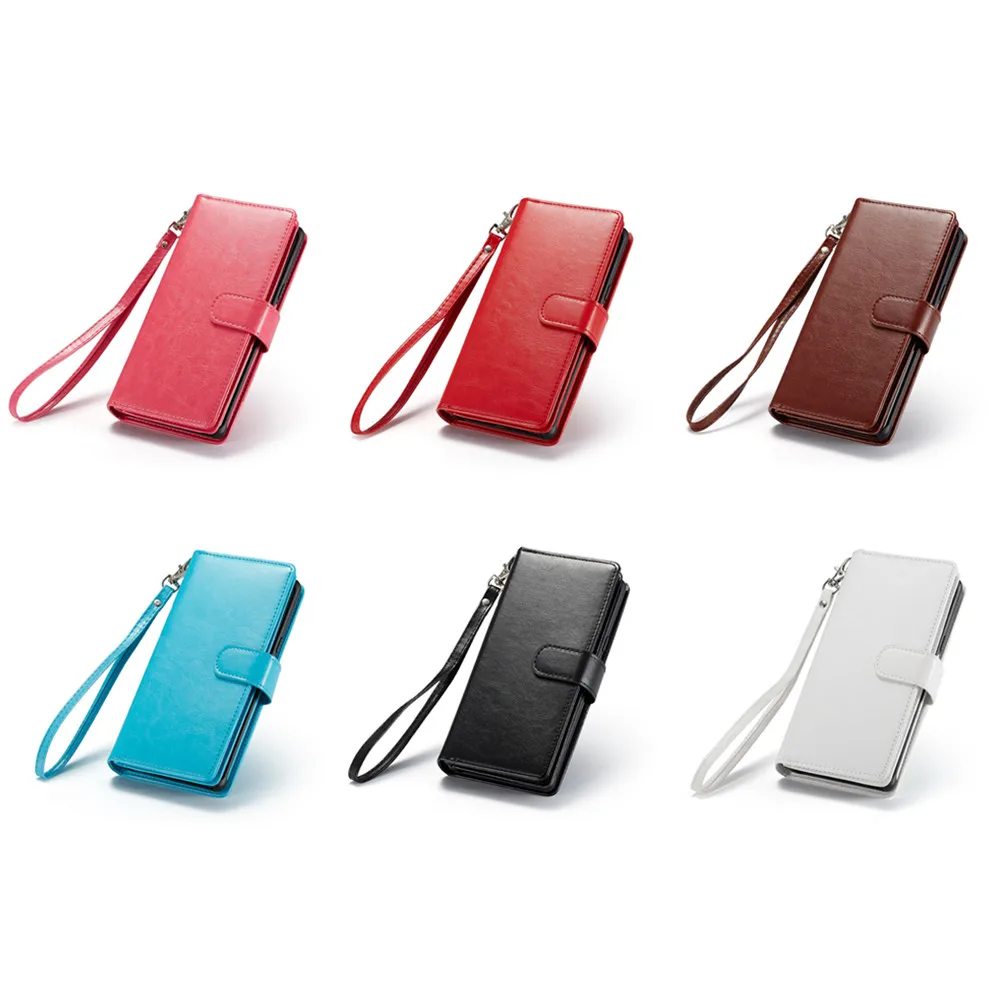 9 Card Slots Flip Case PU Protection Shell with Removable Back Cover Lanyard for Samsung S10 S10+ S10e S9 S8 Note 4 5 8 9
9 Card Slots Flip Case PU Protection Shell with Removable Back Cover Lanyard for Samsung S10 S10+ S10e S9 S8 Note 4 5 8 9
