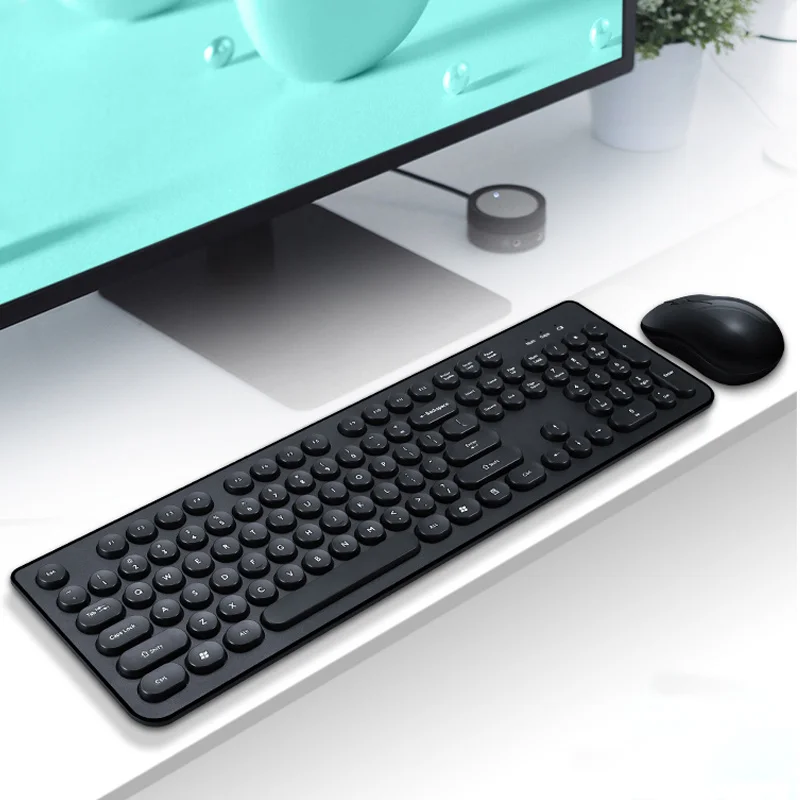 Retro Punk Wireless Keyboard Mouse Set Ergonomics Mini Waterproof Lightweight DU55
Retro Punk Wireless Keyboard Mouse Set Ergonomics Mini Waterproof Lightweight DU55