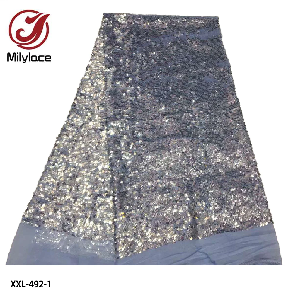 Nigerian Lace Fabric 2021 Latest High Quality White Sequins Lace Fabric Embroidered Tulle Lace Fabric for Dress XXL-492
Nigerian Lace Fabric 2021 Latest High Quality White Sequins Lace Fabric Embroidered Tulle Lace Fabric for Dress XXL-492