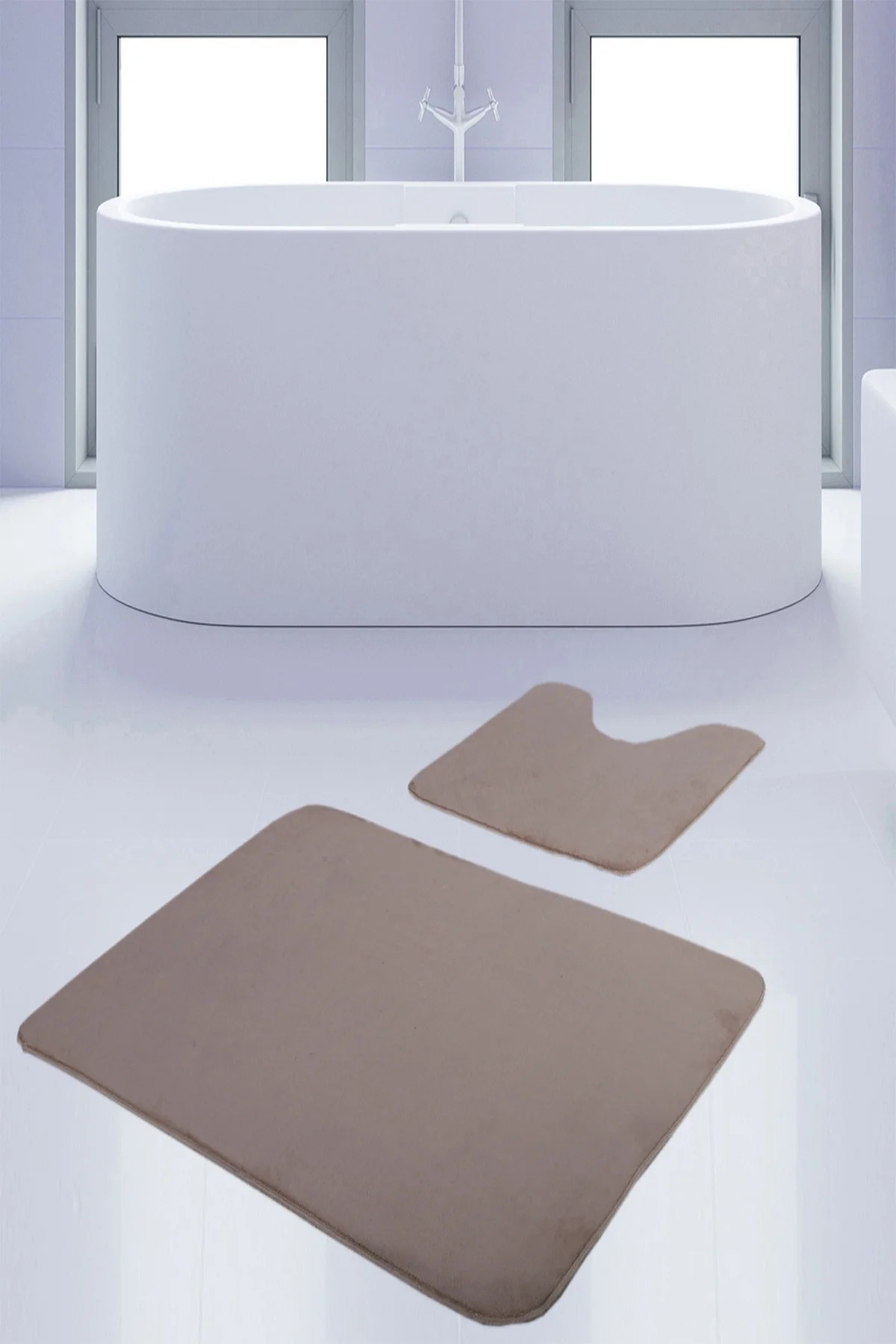Bonny Home Unicolor Набор мягких ковриков для ванной 2 шт., нескользящий ковер на кожаной основе, машинная стирка, для ванной комнаты
Bonny Home Unicolor Набор мягких ковриков для ванной 2 шт., нескользящий ковер на кожаной основе, машинная стирка, для ванной комнаты