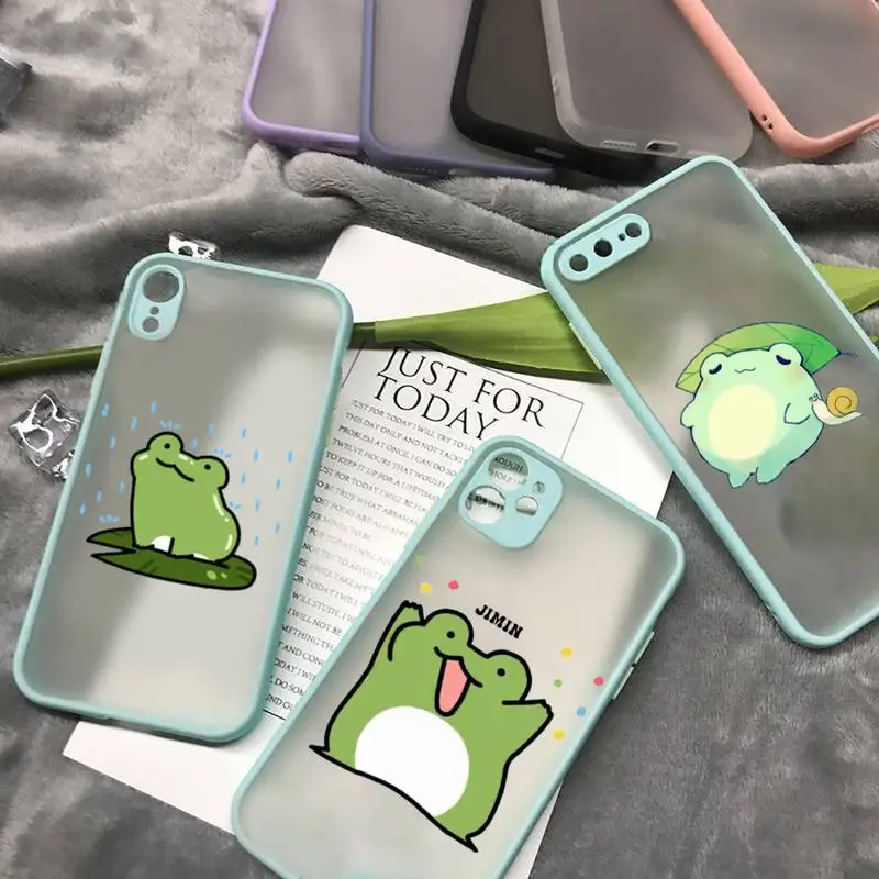 frog cute art cartoon animal Phone Case matte transparent For iphone 7 8 11 12 13 plus mini x xs xr pro max cover
frog cute art cartoon animal Phone Case matte transparent For iphone 7 8 11 12 13 plus mini x xs xr pro max cover