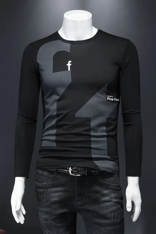 2021 spring new long-sleeved t-shirt male letter printing pattern trend wild personality cotton round neck tide Free shipping
2021 spring new long-sleeved t-shirt male letter printing pattern trend wild personality cotton round neck tide Free shipping