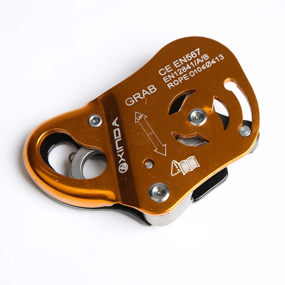 Rope Grab Safety 100kg Aluminum Alloy Carabiner Rock Climbing Protect Gear 
Rope Grab Safety 100kg Aluminum Alloy Carabiner Rock Climbing Protect Gear