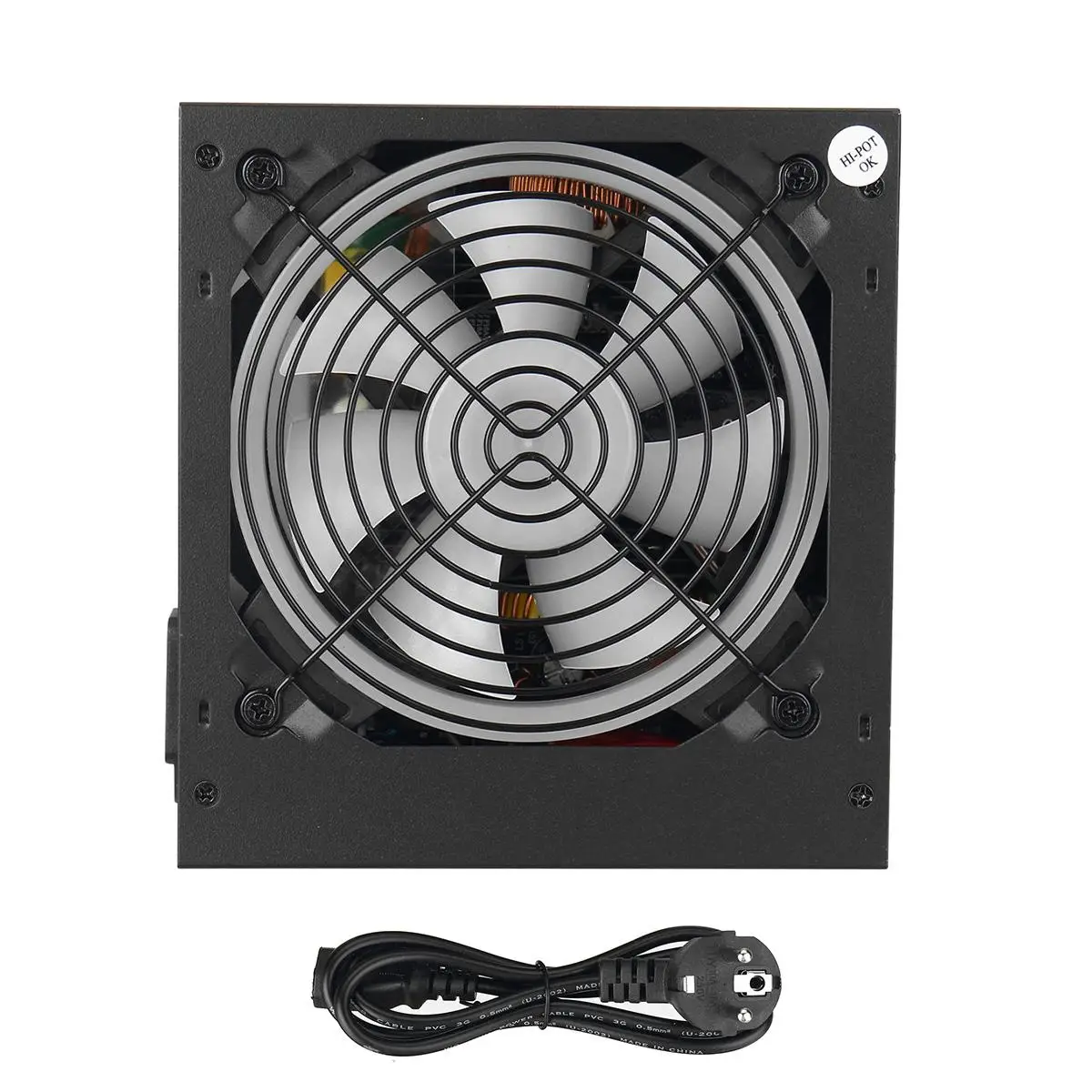 LEORY 650W Power Supply Active PFC 12V ATX 8pin + 2x6pin SATA PC Power Supply with RGB Noise Reduction Fan for Desktop Computer
LEORY 650W Power Supply Active PFC 12V ATX 8pin + 2x6pin SATA PC Power Supply with RGB Noise Reduction Fan for Desktop Computer