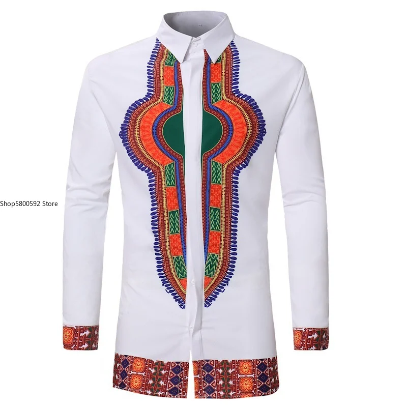 African Style European and American Men's Shirts Men's mid-length Casual Turk Print Lapel Long Sleeve Shirt
African Style European and American Men's Shirts Men's mid-length Casual Turk Print Lapel Long Sleeve Shirt