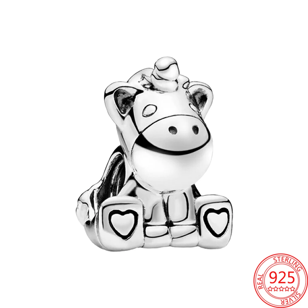 New 925 Sterling Silver Cute Women Charm Unicorn Bruno Beads Fine DIY Jewelry Fit Original Pandora Bracelet Festival Making Gift
New 925 Sterling Silver Cute Women Charm Unicorn Bruno Beads Fine DIY Jewelry Fit Original Pandora Bracelet Festival Making Gift