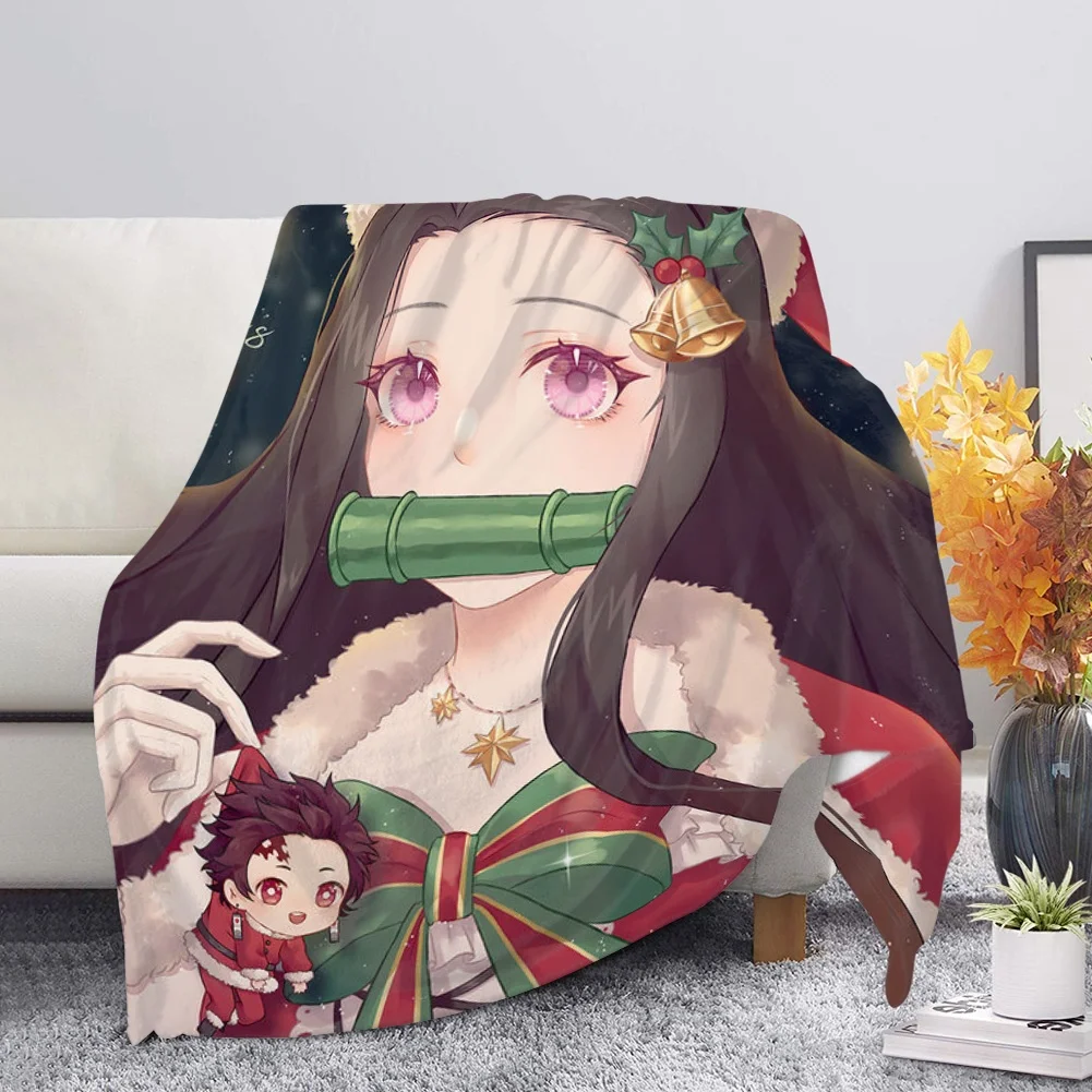 Devil's Blade Blanket Children Fleece Blankets Christmas Series Demon Slayer Anime Kamado Nezuko Bedding Quilt Kids Xmas Gift
Devil's Blade Blanket Children Fleece Blankets Christmas Series Demon Slayer Anime Kamado Nezuko Bedding Quilt Kids Xmas Gift