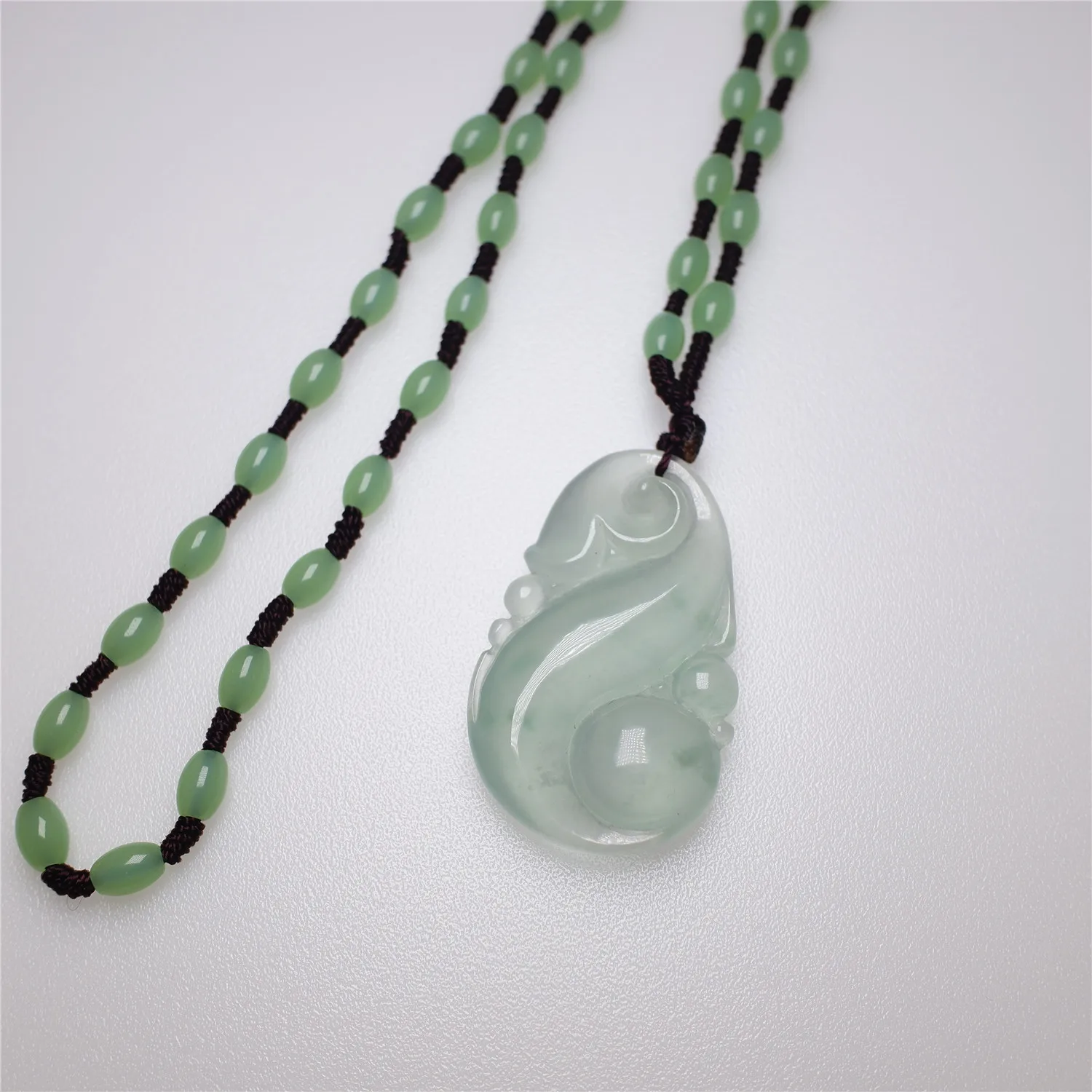 LETSFUN Natural Jade Jadeite Ruyi Pendant Necklace Jewelry Gift Gemstone Emerald Necklace Women
LETSFUN Natural Jade Jadeite Ruyi Pendant Necklace Jewelry Gift Gemstone Emerald Necklace Women