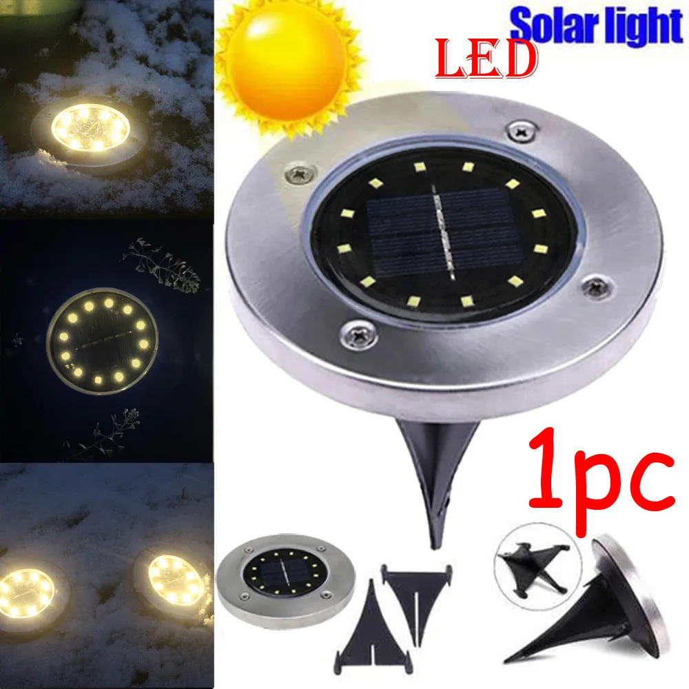 12 LED Ground Light Solar Powered Garden Landscape Lawn Lamp Buried Light Outdoor Road Stairs Decking Light with Light Sensor
12 LED Ground Light Solar Powered Garden Landscape Lawn Lamp Buried Light Outdoor Road Stairs Decking Light with Light Sensor